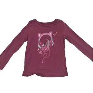 Carters Girls DJ T Shirt Size 6/6X